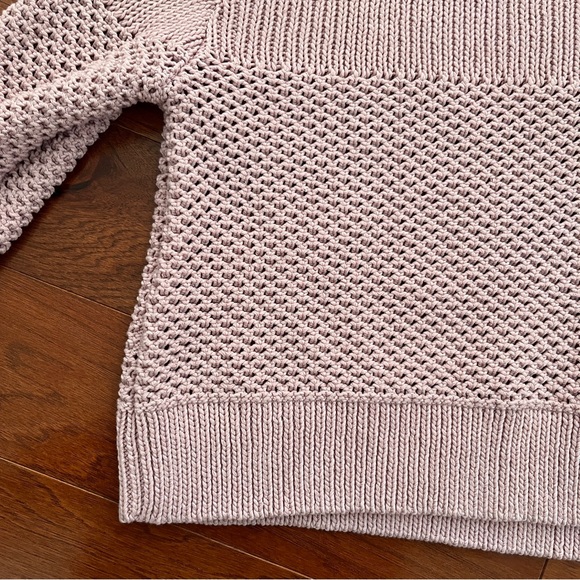 Public School New York Cony Sweater Pink Bond Knit Crew - Picture 8 of 8